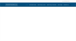 Desktop Screenshot of panphonics.com